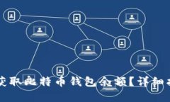  如何通过API获取比特币钱包余额？详细指南与实